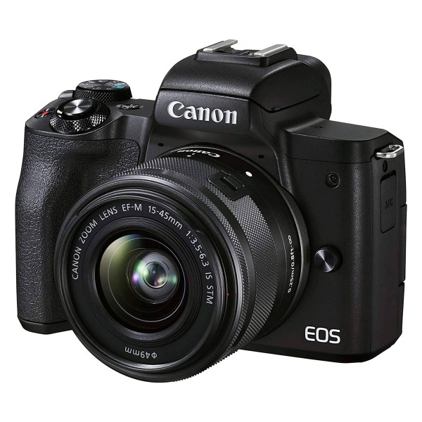 Canon  eos m50 mark ii + objetivo zoom ef-m15-45mm f/3.5-6.3 is stm / cámara reflex digital