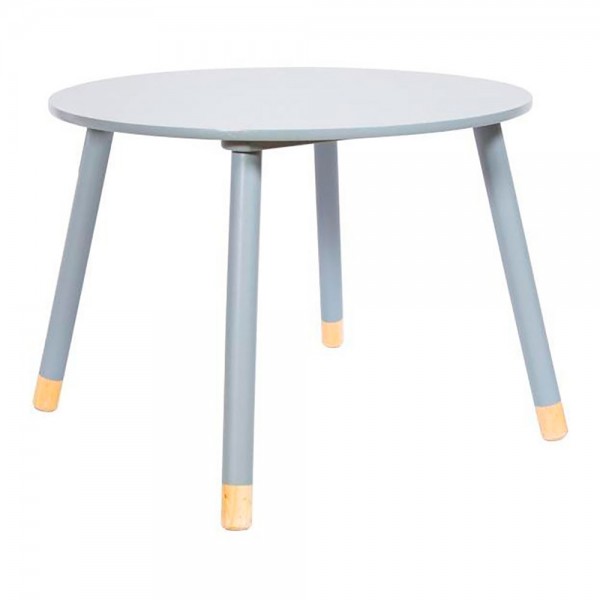 mesa redonda infantil color gris diam.60 altura 43.5cm